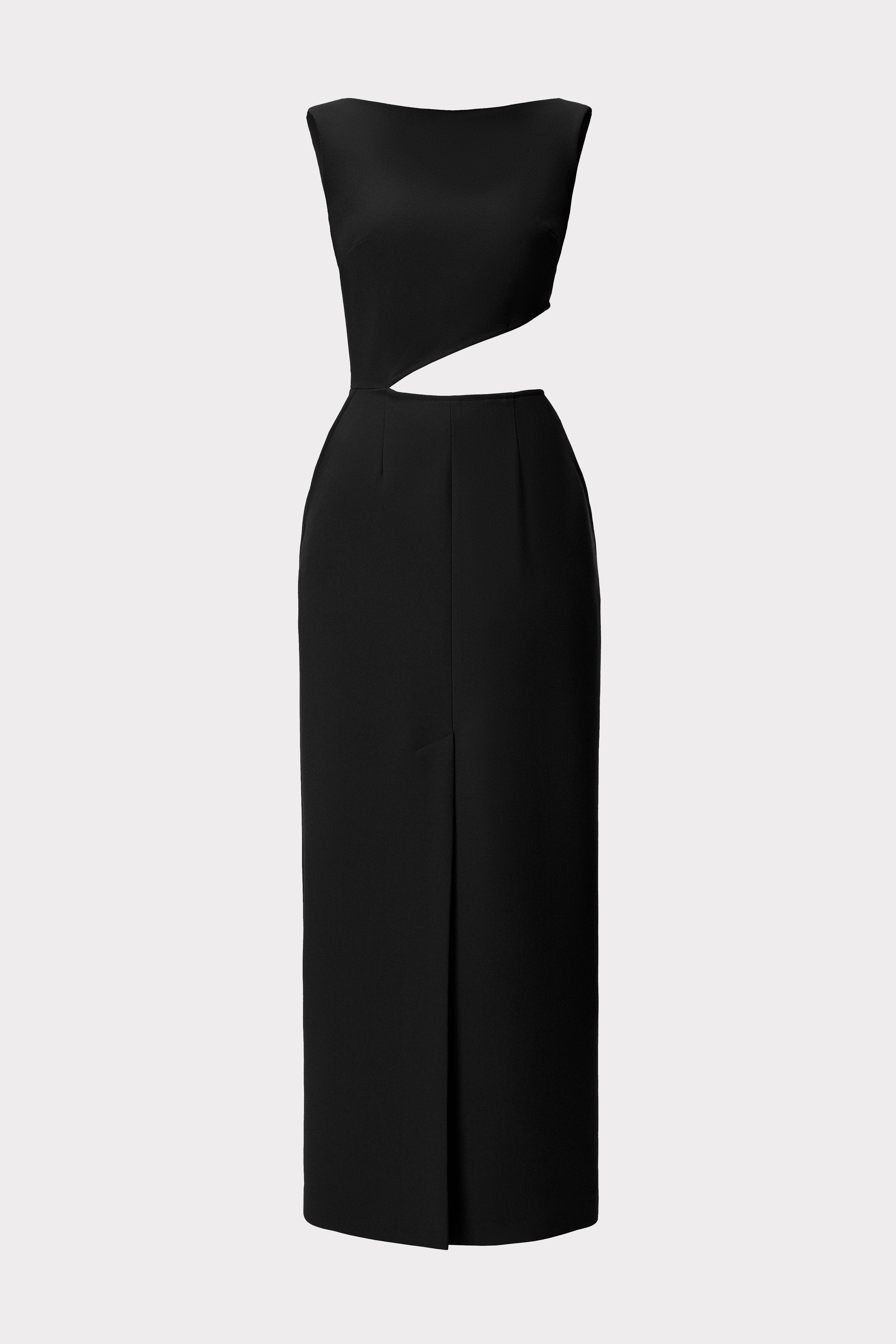 Long side cut-out dress – Person-A